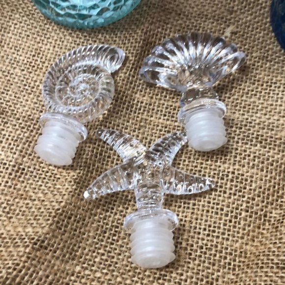 Beach Pebble Texture Seaside Glass set - Picture 7 of 16